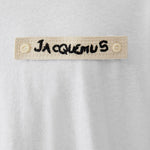 T-shirt con logo in beige Jacquemus - uomo 