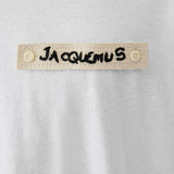 T-shirt con logo in beige Jacquemus - uomo 