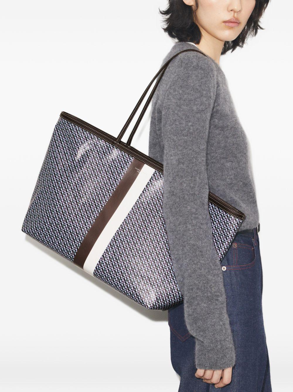 Borsa racer in blu Tory Burch - donna 