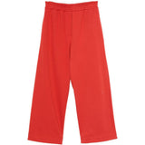 Pantaloni con vita  elasticizzata in rosso Magda butrym - donna 