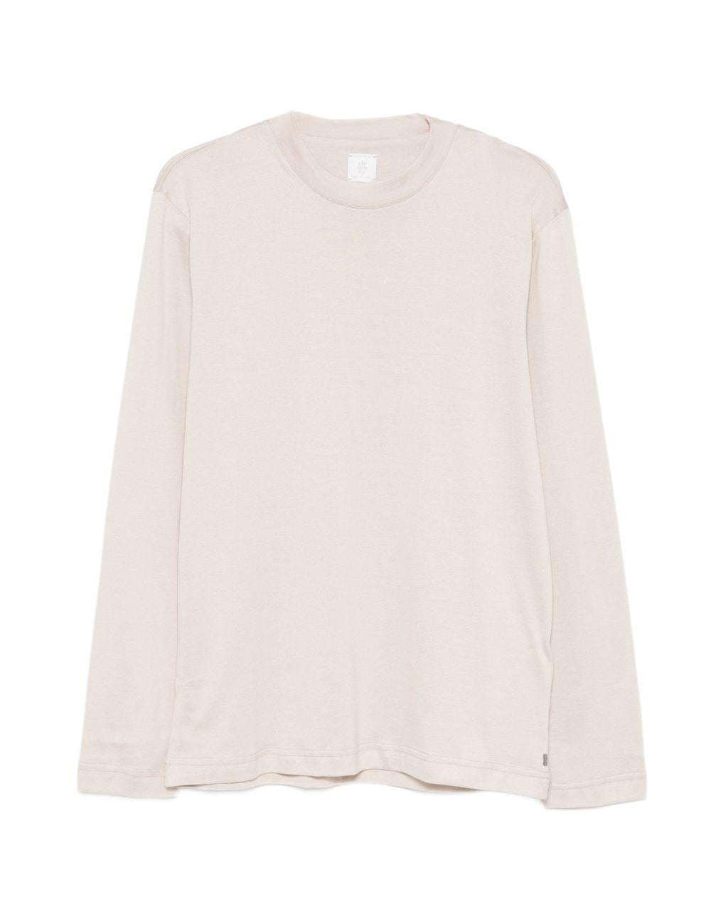 T-shirt a maniche lunghe in grigio Eleventy - uomo 