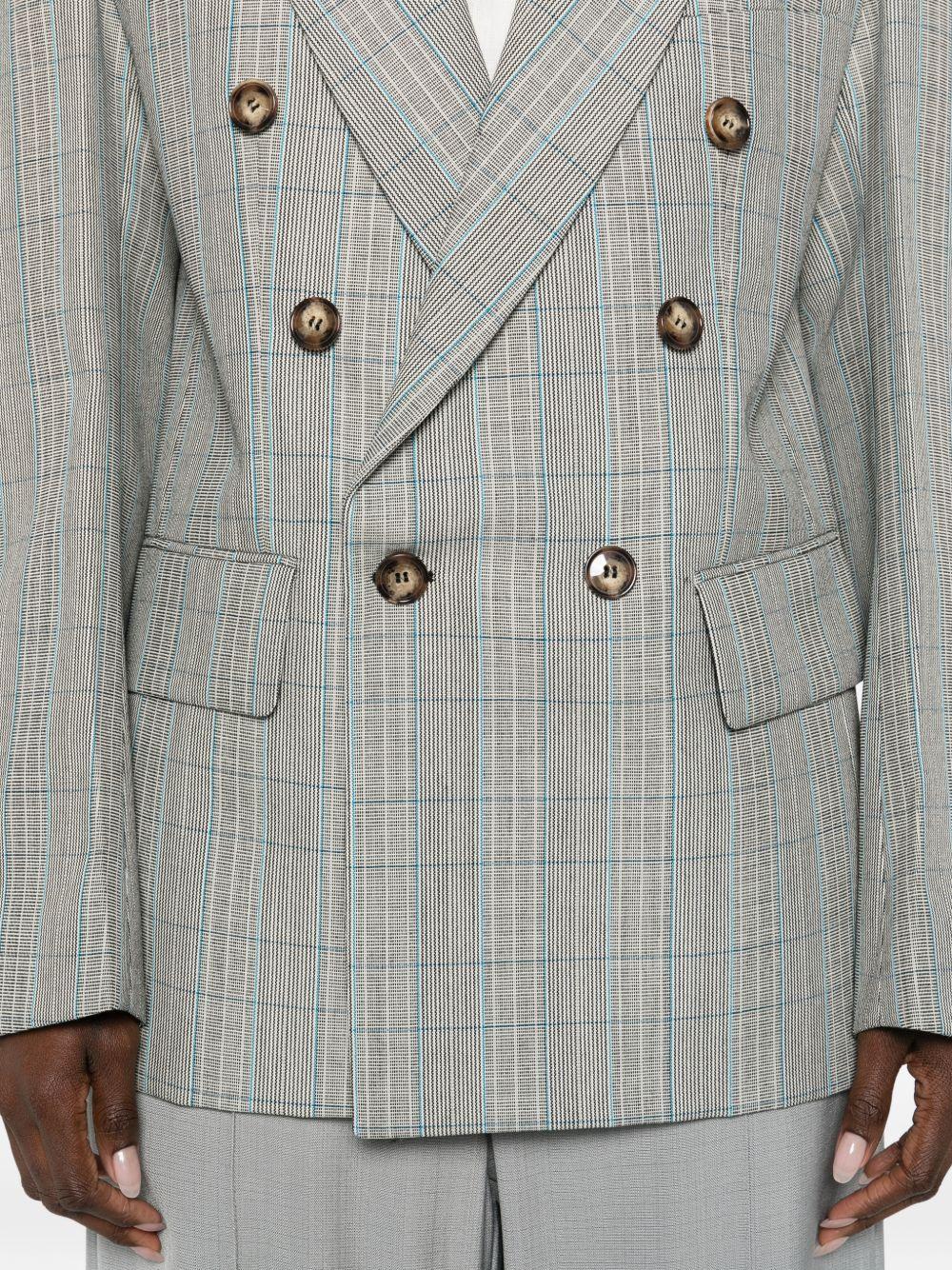 Blazer doppiopetto in grigio Victoria beckham - donna 