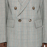 Blazer doppiopetto in grigio Victoria beckham - donna 