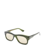 Occhiali da sole quwa con montatura rettangolare in verde 