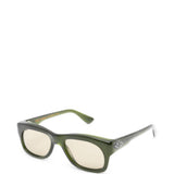 Occhiali da sole quwa con montatura rettangolare in verde 