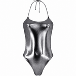 Costume intero dark silver the attico - donna 
