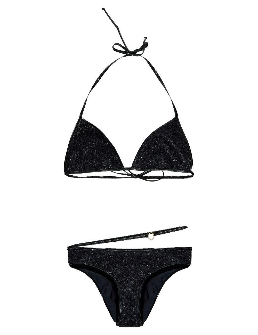 Set bikini con lurex in nero Oséree - donna 