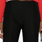 Pantaloni slim in lana e seta in neo Toteme - donna 