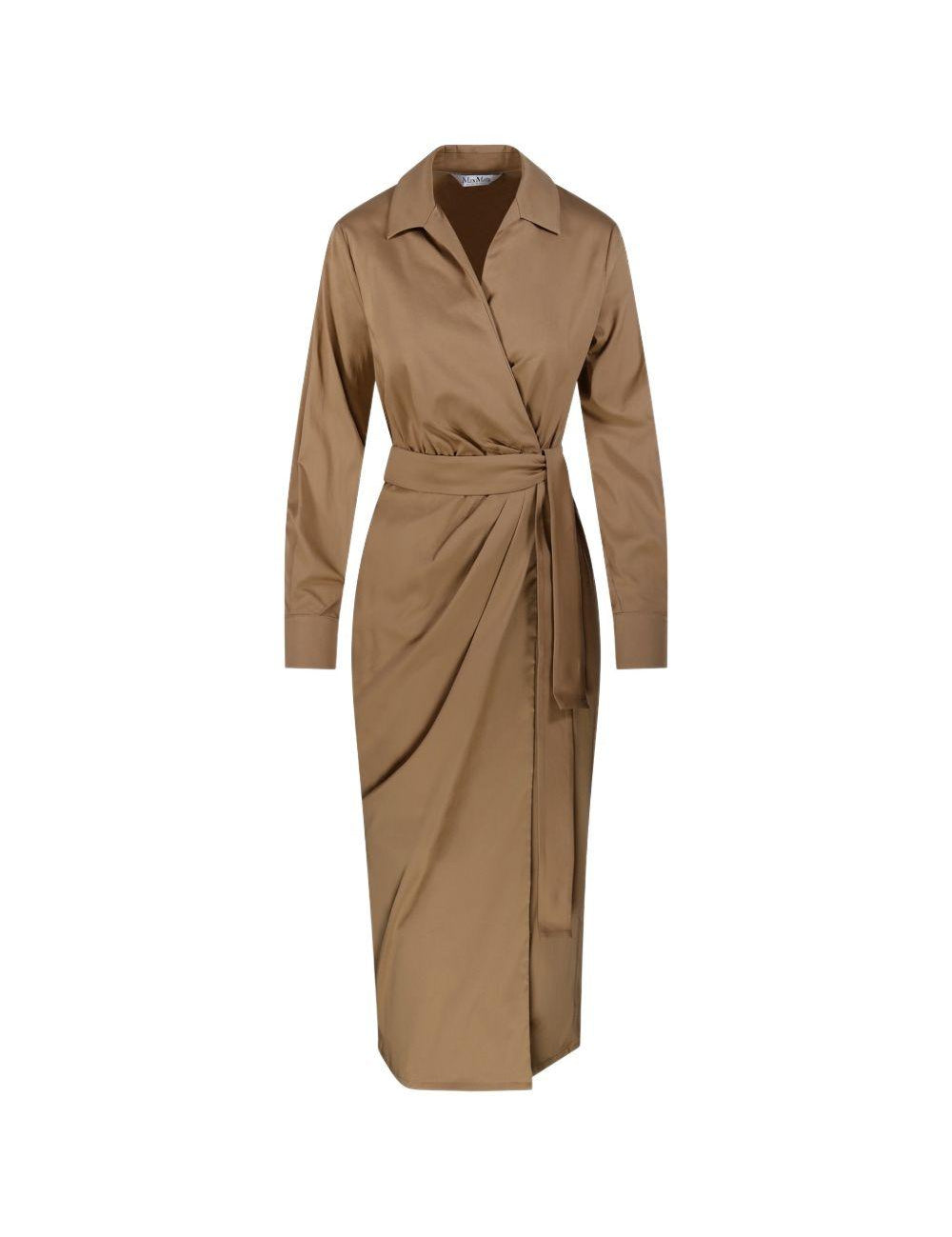 Abito con design a portafogli beta in beige Maxmara - donna 