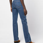 Jeans Danielle a vita alta in blu Khaite - donna 