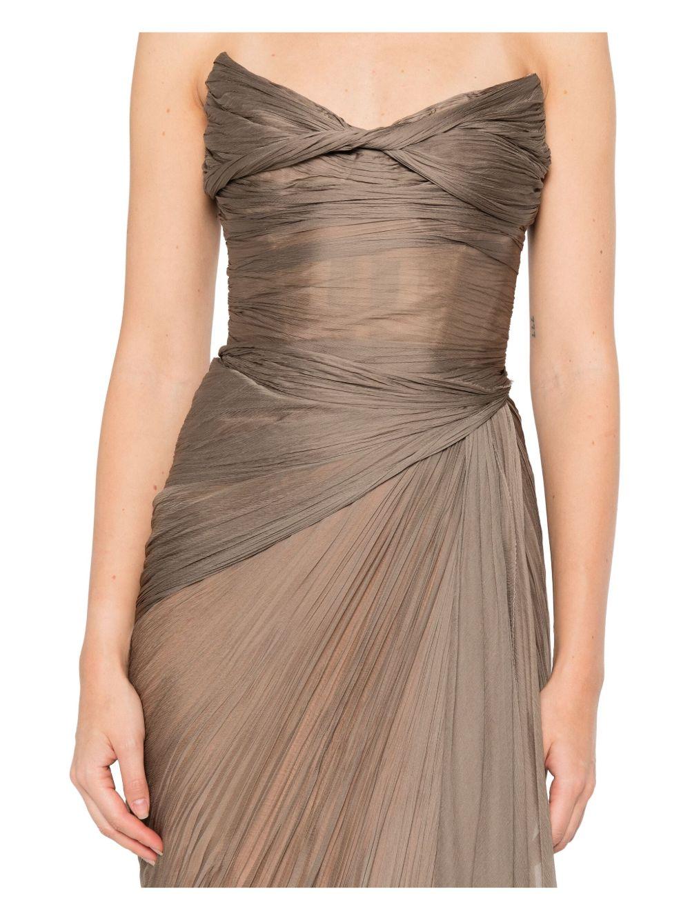 Abito da sera con spacco heidi in grigio Maria lucia hohan - donna 