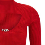 Maglione a coste in rosso Diesel - donna 