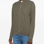 Bomber con zip in verde John smedley - uomo 