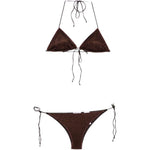 Bikini a triangolo in marrone Oséree - donna 