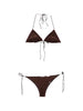 Bikini a triangolo in marrone Oséree - donna