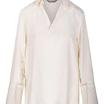 Blusa con scollo a V  dover in avorio Maxmara - donna 