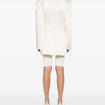 Giacca con strato in pizzo in bianco Giuseppe di morabito - donna 
