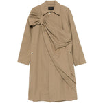 Cappotto con fiocco in beige Simone Rocha - donna 