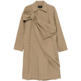 Cappotto con fiocco in beige Simone Rocha - donna 