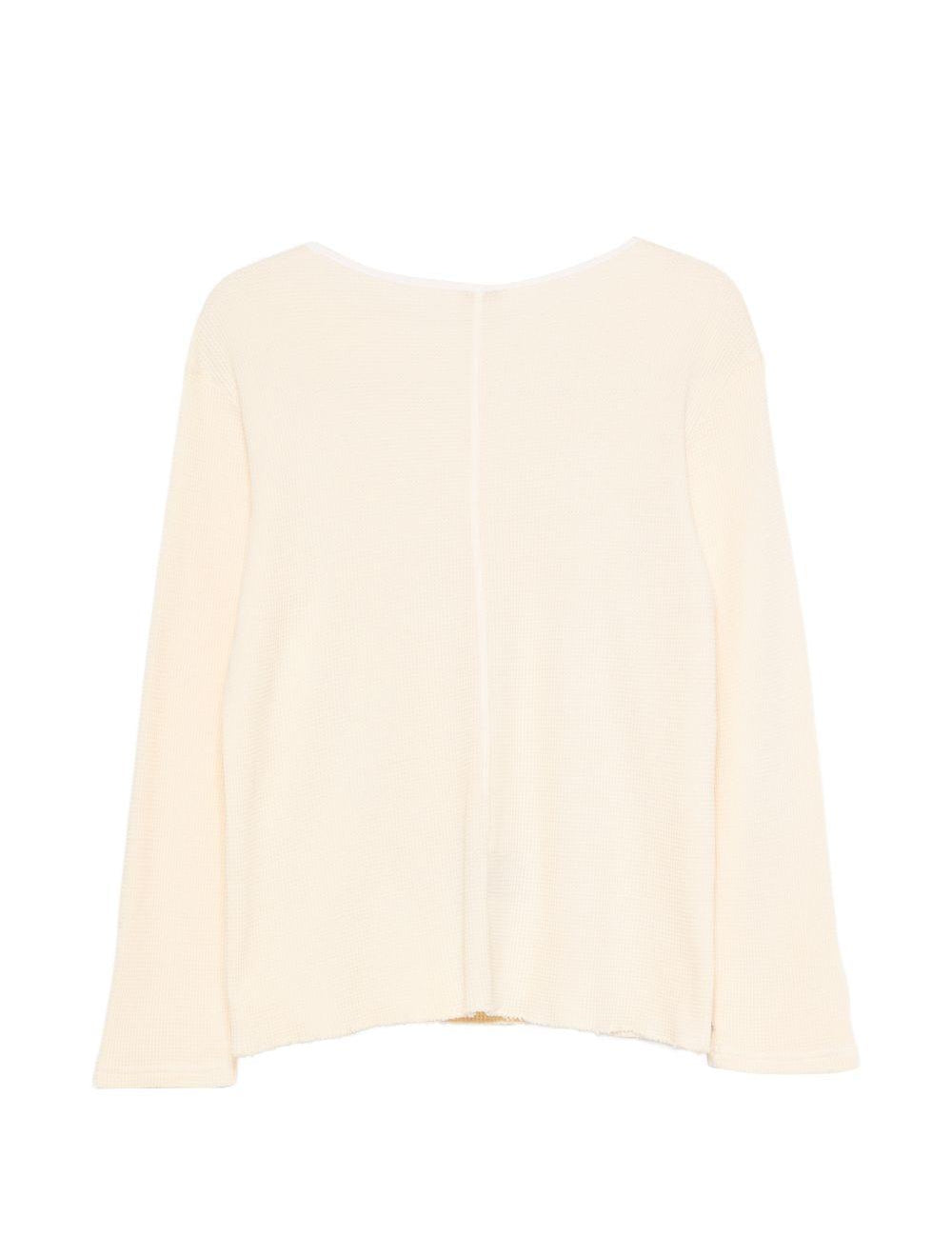 T-shirt a maniche lunghe  in beige Second layer - uomo 