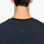 T-shirt a maniche corte in blu Whitesand - uomo 