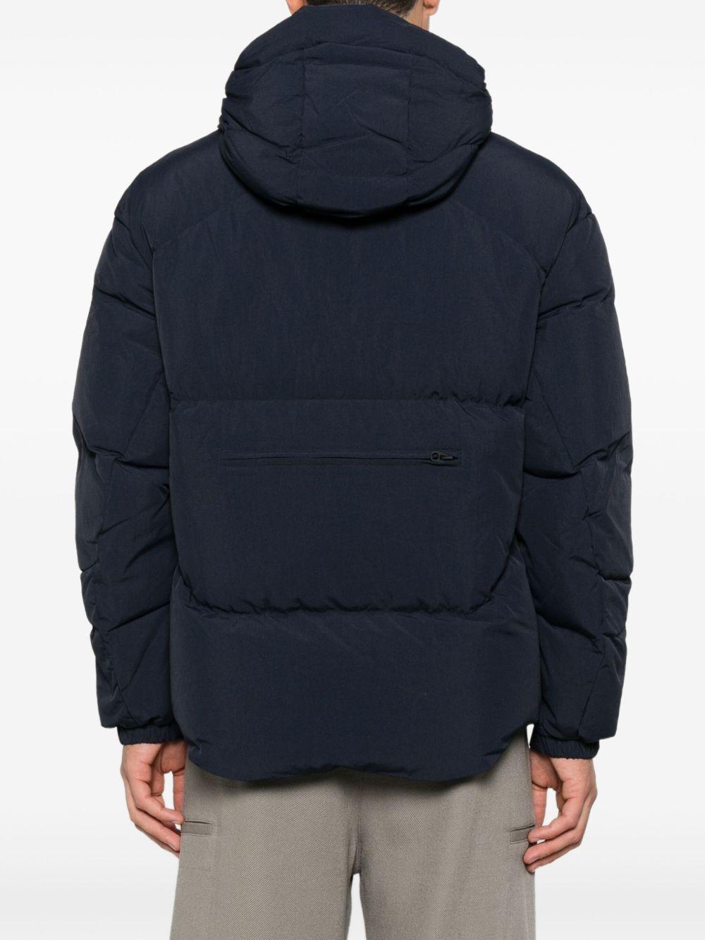 Piumino con cappuccio in blu Jg1 - uomo 