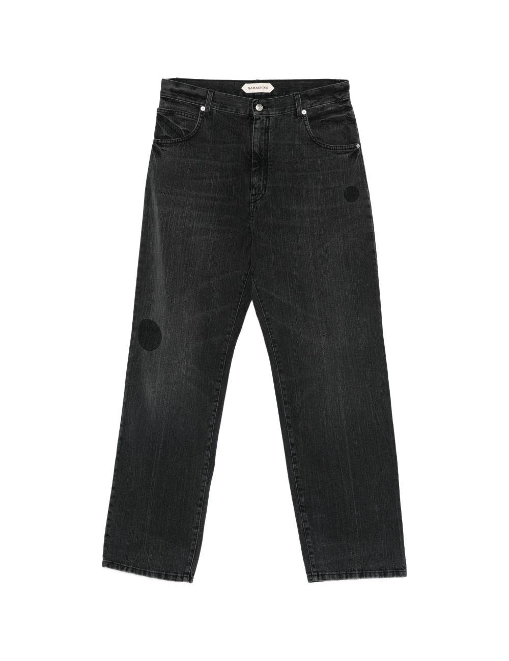 Jeans Warkworth in nero Namacheko - uomo 