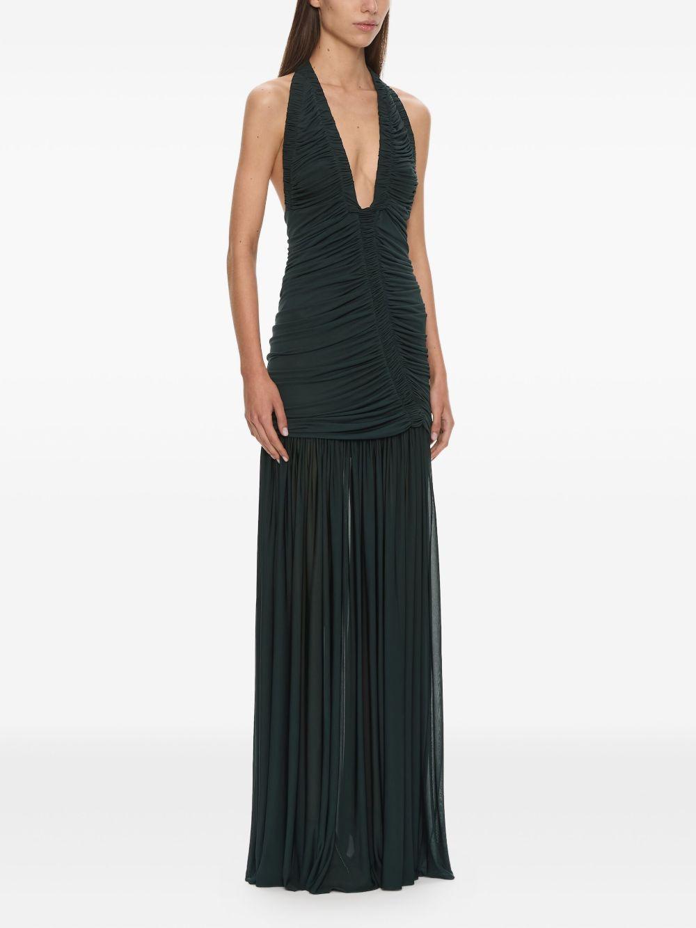 Abito orion con ruches in nero Christopher esber - donna 