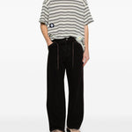 Jeans con coulisse in nero Song for the mute - uomo 
