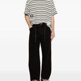 Jeans con coulisse in nero Song for the mute - uomo 