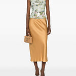 Gonna midi Orinoco con elastico in vita in yellow Antonelli - donna 
