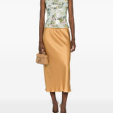 Gonna midi Orinoco con elastico in vita in yellow Antonelli - donna 