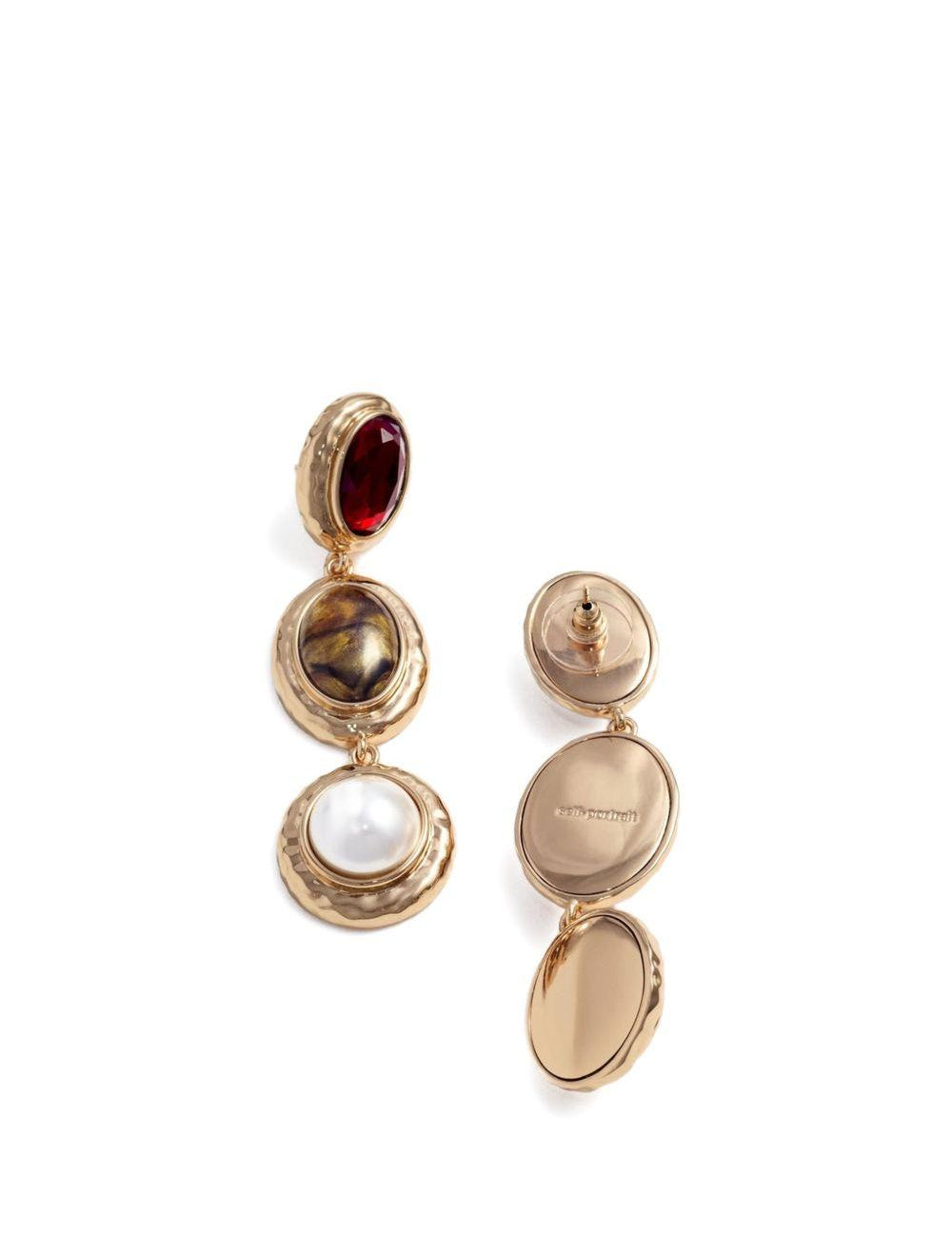 Orecchini  pendenti in oro Self-portrait - donna 