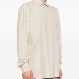Camicia classica a maniche lunghe in beige Zegna - uomo 