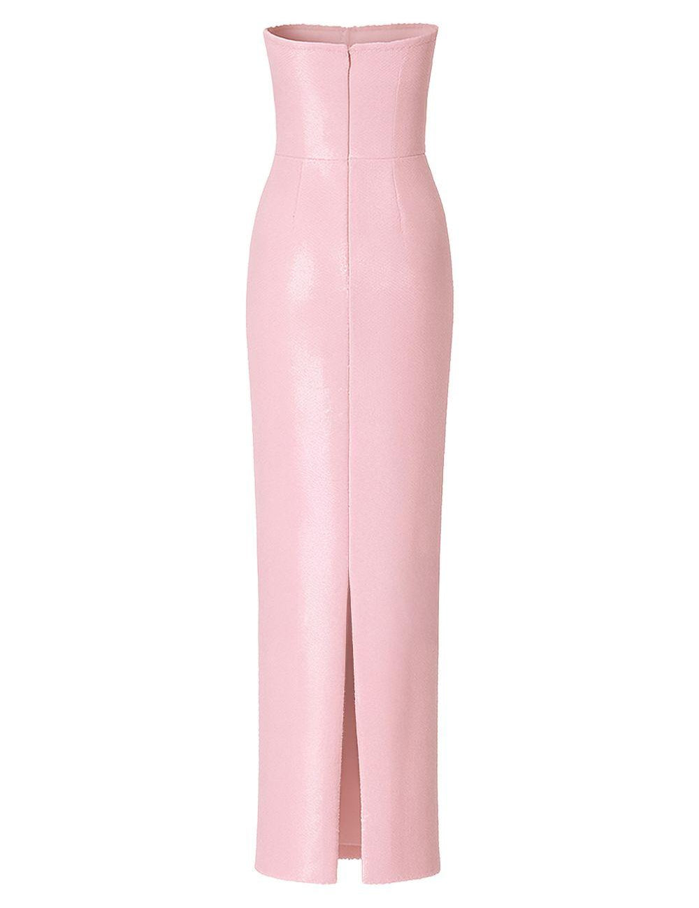 ABITO LUNGO SISU CON PAILLETTES IN ROSA THE NEW ARRIVALS ILKYAZ OZEL - DONNA 