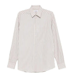 Camicia ralph a righe in beige grayed - uomo 