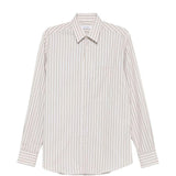 Camicia ralph a righe in beige grayed - uomo 