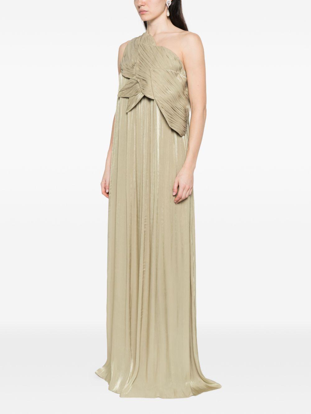 Abito asimmetrico amabe in beige Costarellos - donna 