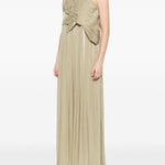 Abito asimmetrico amabe in beige Costarellos - donna 