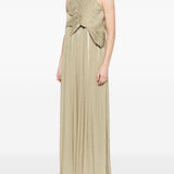 Abito asimmetrico amabe in beige Costarellos - donna 