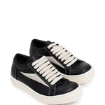 Sneakers basse vintage in nero 