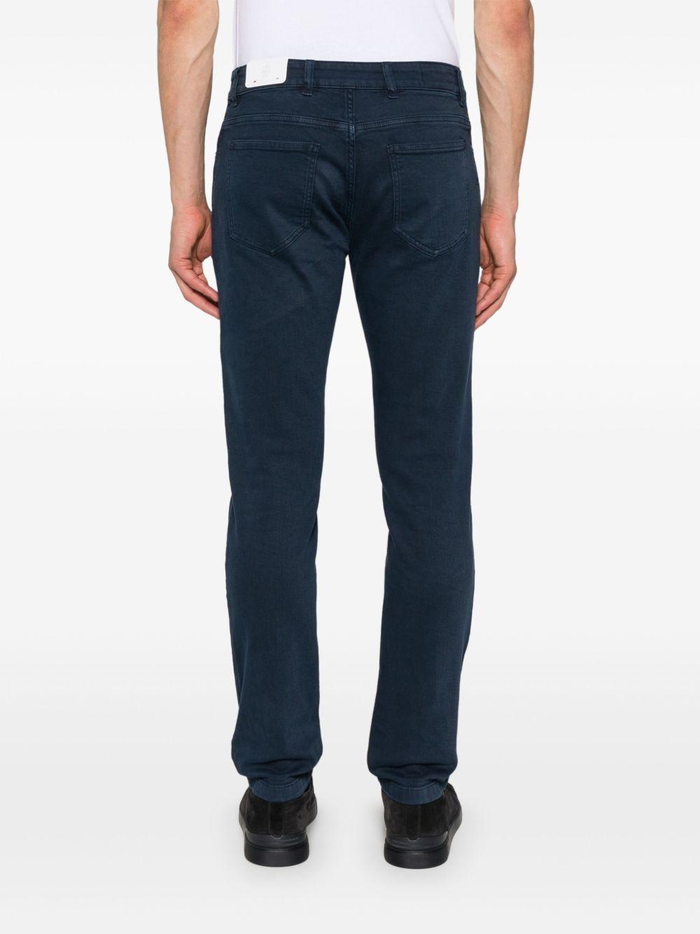 Jeans affusolati a vita bassa in blu Eleventy - uomo 