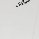 T-shirt a maniche corte con logo  in bianco 