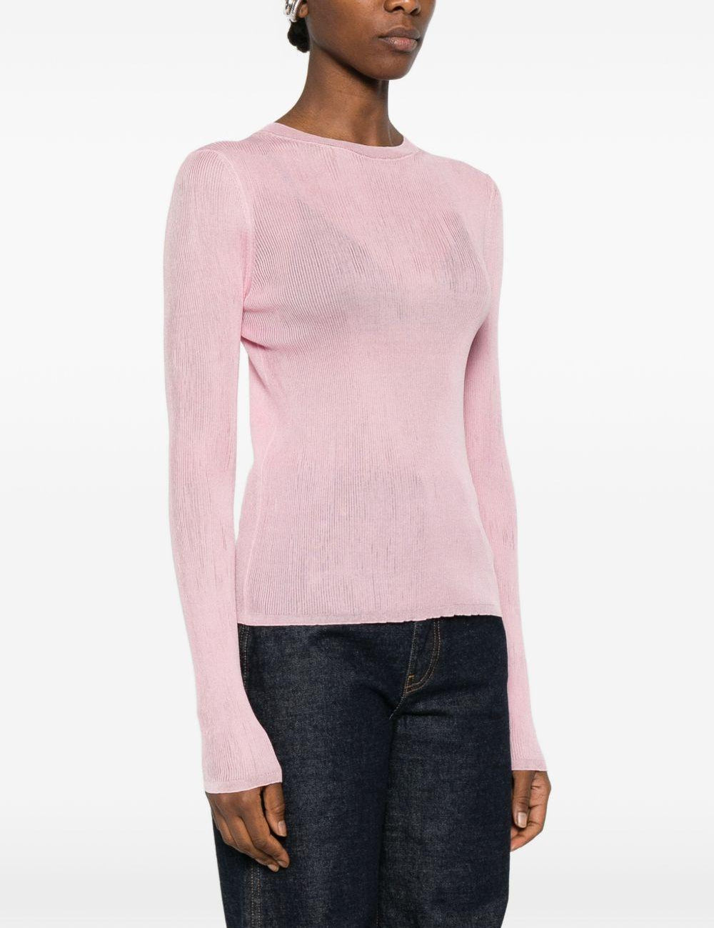 Top Mosi in rosa Khaite - donna 