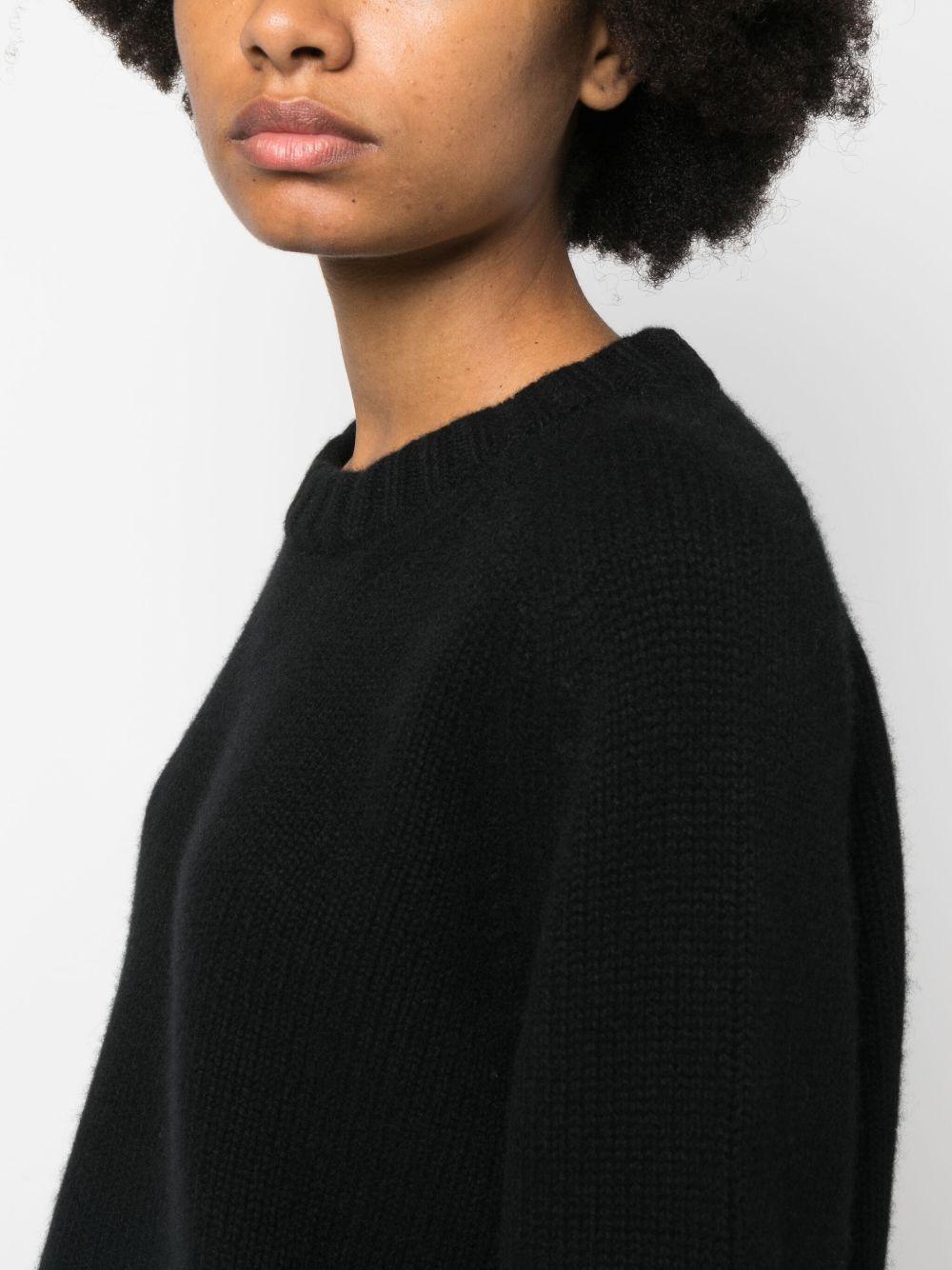 Maglione a girocollo mae in nero Khaite - donna 