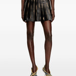 Minigonna plissé in marrone Diesel - donna 