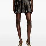 Minigonna plissé in marrone Diesel - donna 