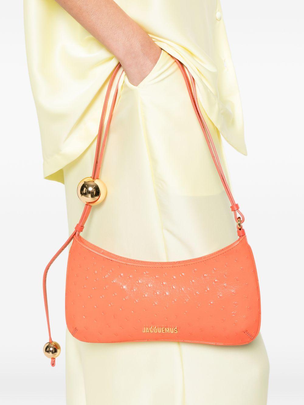 Borsa a spalla Le Bisou Perle in arancione Jacquemus - donna 