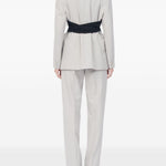 Blazer a maniche lunghe in grigio MM6 Maison Margiela - donna 