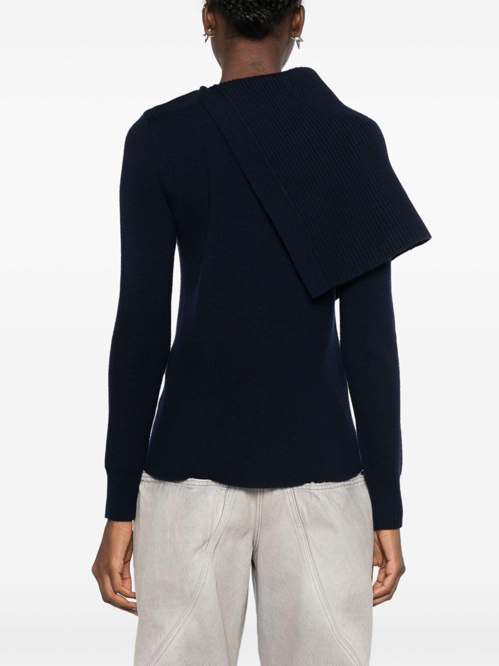 Maglia con dettaglio bottoni in blu navy Rabanne - donna 